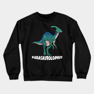 Parasaurolophus Dinosaur Design Crewneck Sweatshirt